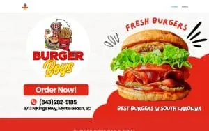 Burger Boys website
