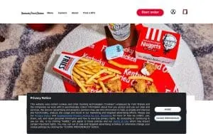 KFC of Myrtle Beach website