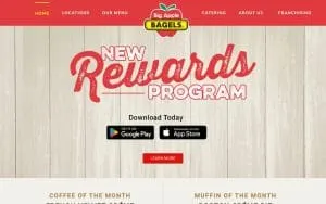 Big Apple Bagels of Surfside Beach website