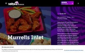 Mellow Mushroom Murrells Inlet website