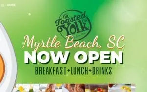 The Toasted Yolk Cafe website