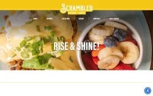 Scrambled Kitchen & Coffee website