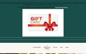 The Parson's Table website