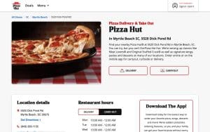 Pizza Hut of Myrtle Beach