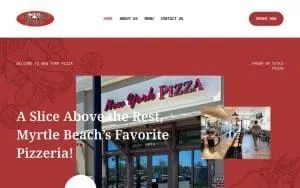 New York Pizza website