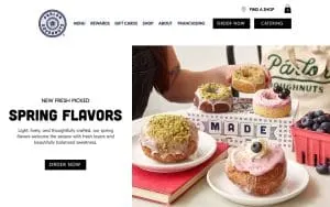 Parlor Doughnuts of North Myrtle Beach website