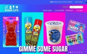 Sugar Life Ice Cream & Candy of Myrtle Beach website
