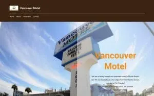 Vancouver Motel website