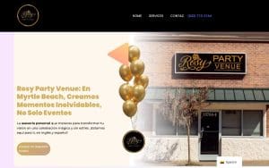 Rosy party venue
