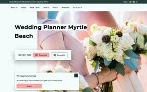 Wedding Planner Myrtle Beach website