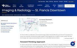 Imaging & Radiology - St. Francis Downtown