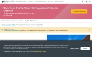 Baylor Scott & White Primary Care Associates Pediatrics - Greenville