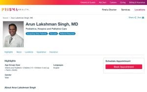 Arun Lakshman Singh, MD