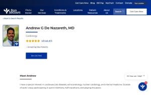 Andrew G De Nazareth, MD