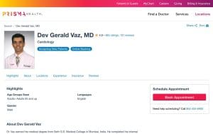 Dev Gerald Vaz, MD