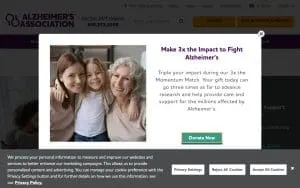 Alzheimer's Association of Greenville website