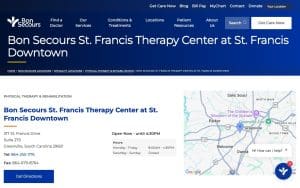 St. Francis Therapy Center Downtown