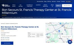 St. Francis Therapy Center at St. Francis Millennium