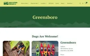 Great Outdoor Provision Co. of Greensboro website