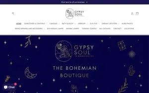 Gypsy Soul - The Bohemian Boutique website