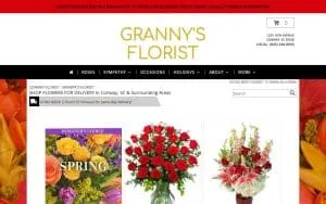 Granny's Florist website