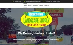Discount Landscape Supply of Conway website