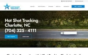 Hot Shot Trucking | Hot Shot Trucking Charlotte, North Carolina website