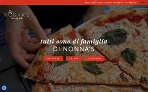 Nonna's Taste of Italy website