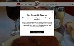King's Famous Pizza and Pasta website