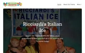 Ricciardi's Italian Ice website