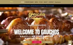 Gauchos Brazilian Steakhouse website