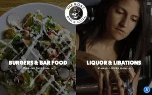 The Goat Bar & Grill at the forest of Myrtle Beach website