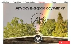 AK Coffee of Andrews website
