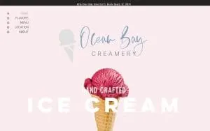 Ocean Bay Creamery website