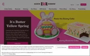 Baskin-Robbins of Surfside Beach website