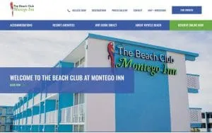 The Beach Club at Montego Inn website