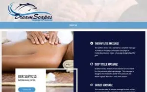 Dreamscapes Massage website