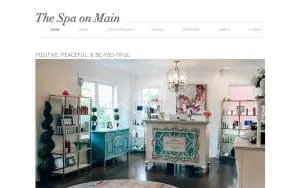 The Spa On Main of Conway website