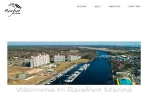 Barefoot Landing Marina website