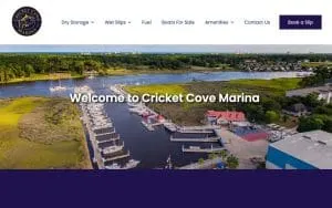 Cricket Cove Marina website