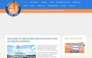 Myrtle Beach Yacht Club website