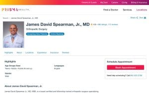 James David Spearman, Jr., MD