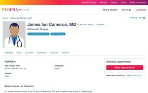 James Ian Cameron, MD