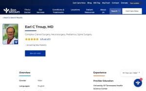 Earl C Troup, MD