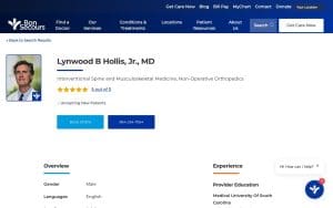 Lynwood B Hollis Jr., MD