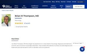 Brian M Thompson, MD