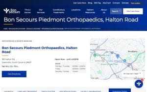 Bon Secours Piedmont Orthopaedics, Halton Road