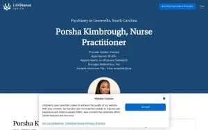 Porsha Kimbrough, Psychiatric Nurse Practitioner website