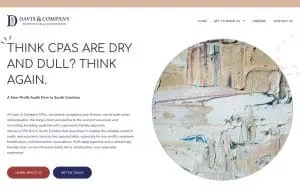 Davis & Company CPAs website