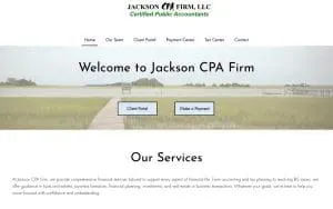 Jackson & Hammond website